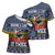 Chicken It Twice Christmas Cross Shoulder Shirt Xmas Holiday Patterns - Wonder Print Shop