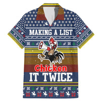 Chicken It Twice Christmas Family Matching Mermaid Dress and Hawaiian Shirt Xmas Holiday Patterns - Wonder Print Shop