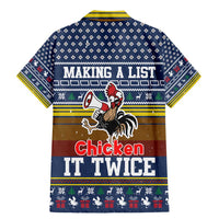 Chicken It Twice Christmas Family Matching Mermaid Dress and Hawaiian Shirt Xmas Holiday Patterns - Wonder Print Shop