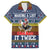 Chicken It Twice Christmas Family Matching Off Shoulder Short Dress and Hawaiian Shirt Xmas Holiday Patterns - Wonder Print Shop
