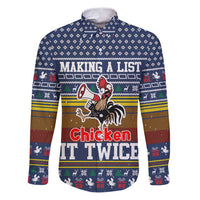 Chicken It Twice Christmas Family Matching Puletasi and Hawaiian Shirt Xmas Holiday Patterns - Wonder Print Shop