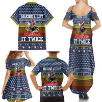 Chicken It Twice Christmas Family Matching Summer Maxi Dress and Hawaiian Shirt Xmas Holiday Patterns - Wonder Print Shop