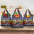Chicken It Twice Christmas Grocery Bag Xmas Holiday Patterns - Wonder Print Shop