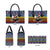 Chicken It Twice Christmas Leather Bag Xmas Holiday Patterns - Wonder Print Shop