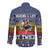 Chicken It Twice Christmas Long Sleeve Button Shirt Xmas Holiday Patterns - Wonder Print Shop
