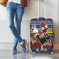 Chicken It Twice Christmas Luggage Cover Xmas Holiday Patterns - Wonder Print Shop