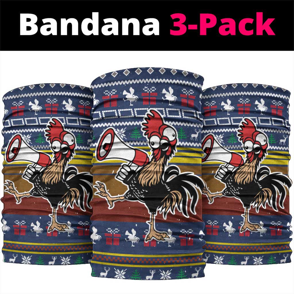 Chicken It Twice Christmas Neck Gaiter Xmas Holiday Patterns - Wonder Print Shop