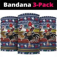 Chicken It Twice Christmas Neck Gaiter Xmas Holiday Patterns - Wonder Print Shop