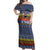 Chicken It Twice Christmas Off Shoulder Maxi Dress Xmas Holiday Patterns - Wonder Print Shop