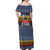 Chicken It Twice Christmas Off Shoulder Maxi Dress Xmas Holiday Patterns - Wonder Print Shop