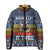 Chicken It Twice Christmas Padded Jacket Xmas Holiday Patterns - Wonder Print Shop