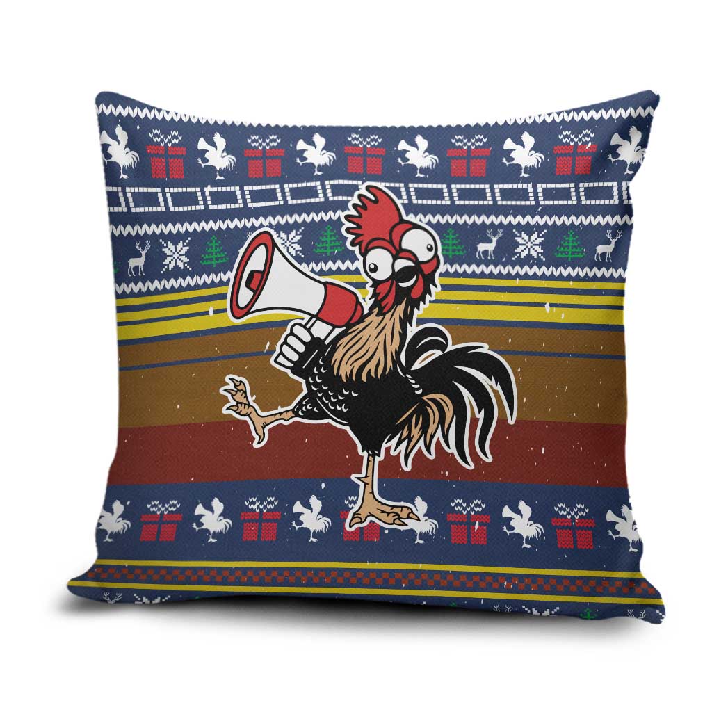 Chicken It Twice Christmas Pillow Cover Xmas Holiday Patterns - Wonder Print Shop