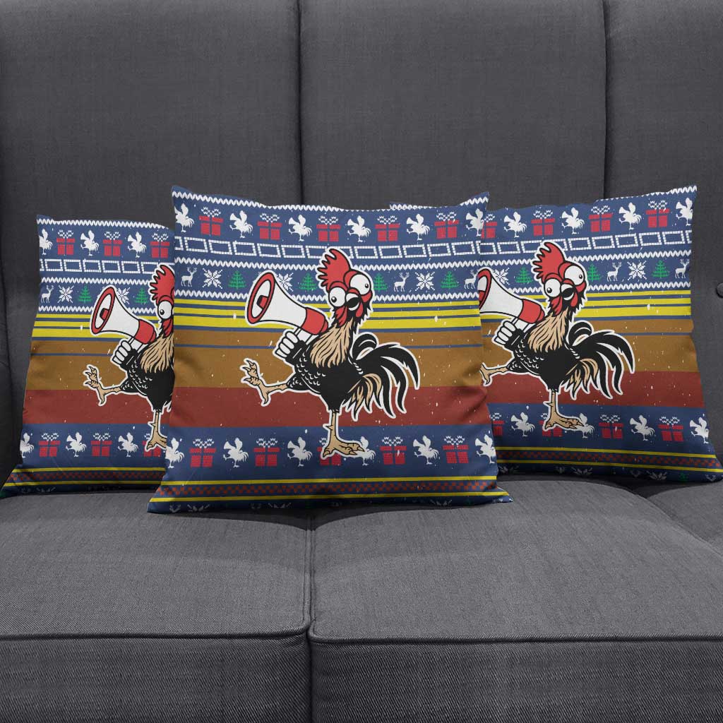 Chicken It Twice Christmas Pillow Cover Xmas Holiday Patterns - Wonder Print Shop