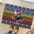 Chicken It Twice Christmas Rubber Doormat Xmas Holiday Patterns - Wonder Print Shop