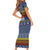 Chicken It Twice Christmas Short Sleeve Bodycon Dress Xmas Holiday Patterns - Wonder Print Shop