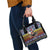 Chicken It Twice Christmas Shoulder Handbag Xmas Holiday Patterns - Wonder Print Shop