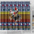 Chicken It Twice Christmas Shower Curtain Xmas Holiday Patterns - Wonder Print Shop