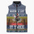Chicken It Twice Christmas Sleeveless Puffer Jacket Xmas Holiday Patterns - Wonder Print Shop