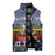 Chicken It Twice Christmas Sleeveless Puffer Jacket Xmas Holiday Patterns - Wonder Print Shop