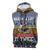 Chicken It Twice Christmas Sleeveless Zip Hoodie Xmas Holiday Patterns - Wonder Print Shop