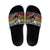 Chicken It Twice Christmas Slide Sandals Xmas Holiday Patterns - Wonder Print Shop