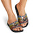 Chicken It Twice Christmas Slide Sandals Xmas Holiday Patterns - Wonder Print Shop