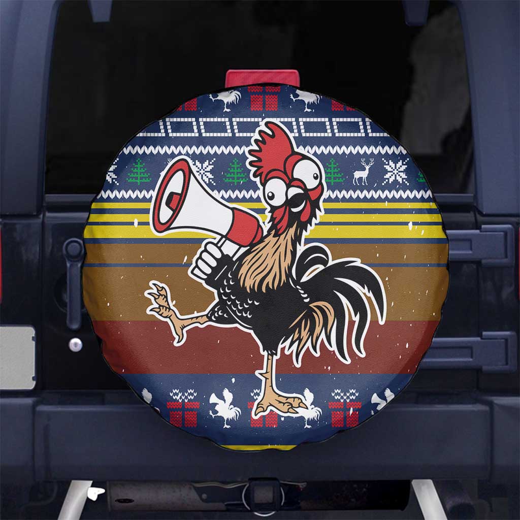 Chicken It Twice Christmas Spare Tire Cover Xmas Holiday Patterns - Wonder Print Shop