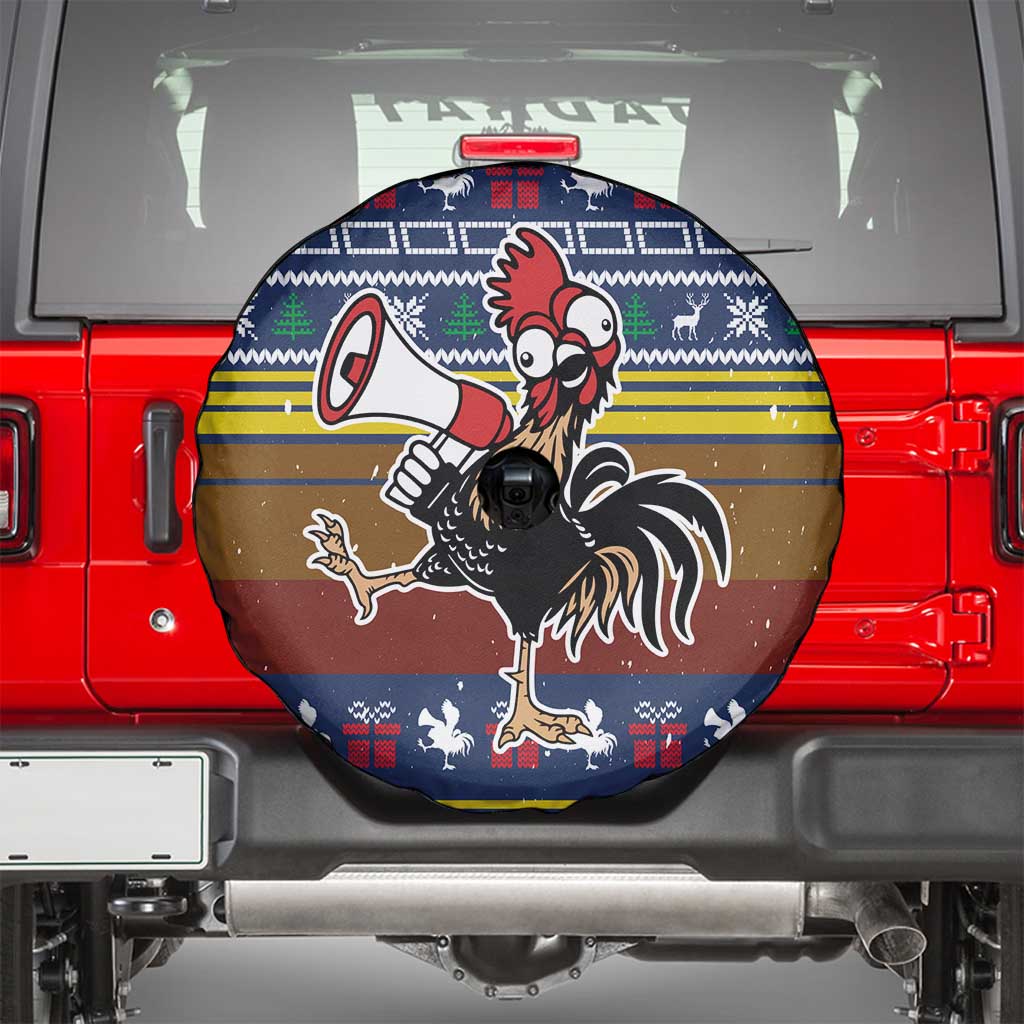 Chicken It Twice Christmas Spare Tire Cover Xmas Holiday Patterns - Wonder Print Shop