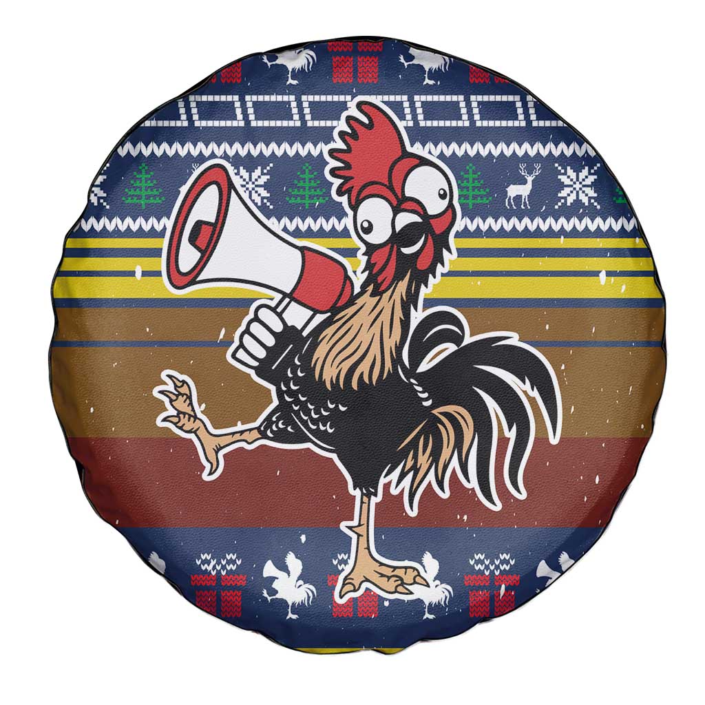 Chicken It Twice Christmas Spare Tire Cover Xmas Holiday Patterns - Wonder Print Shop