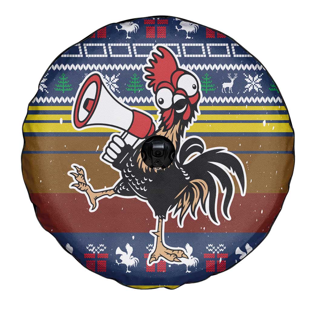 Chicken It Twice Christmas Spare Tire Cover Xmas Holiday Patterns - Wonder Print Shop