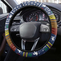 Chicken It Twice Christmas Steering Wheel Cover Xmas Holiday Patterns - Wonder Print Shop