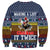 Chicken It Twice Christmas Sweatshirt Xmas Holiday Patterns - Wonder Print Shop