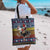 Chicken It Twice Christmas Tote Bag Xmas Holiday Patterns - Wonder Print Shop