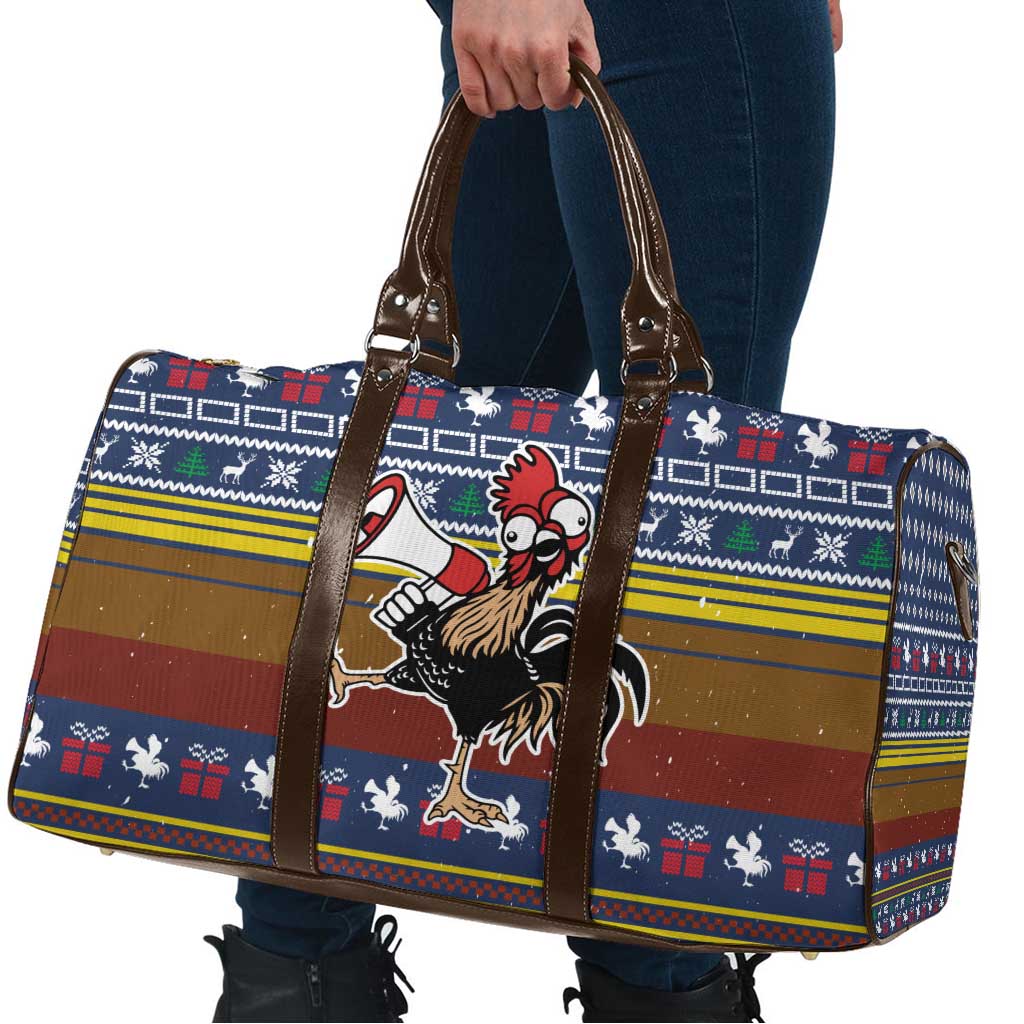 Chicken It Twice Christmas Travel Bag Xmas Holiday Patterns - Wonder Print Shop
