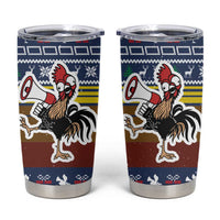 Chicken It Twice Christmas Tumbler Cup Xmas Holiday Patterns - Wonder Print Shop