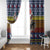 Chicken It Twice Christmas Window Curtain Xmas Holiday Patterns - Wonder Print Shop
