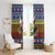 Chicken It Twice Christmas Window Curtain Xmas Holiday Patterns - Wonder Print Shop
