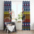 Chicken It Twice Christmas Window Curtain Xmas Holiday Patterns - Wonder Print Shop