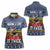 Chicken It Twice Christmas Women Polo Shirt Xmas Holiday Patterns - Wonder Print Shop
