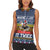 Chicken It Twice Christmas Women Sleeveless Polo Shirt Xmas Holiday Patterns - Wonder Print Shop