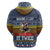 Chicken It Twice Christmas Zip Hoodie Xmas Holiday Patterns - Wonder Print Shop
