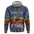 Chicken It Twice Christmas Zip Hoodie Xmas Holiday Patterns - Wonder Print Shop