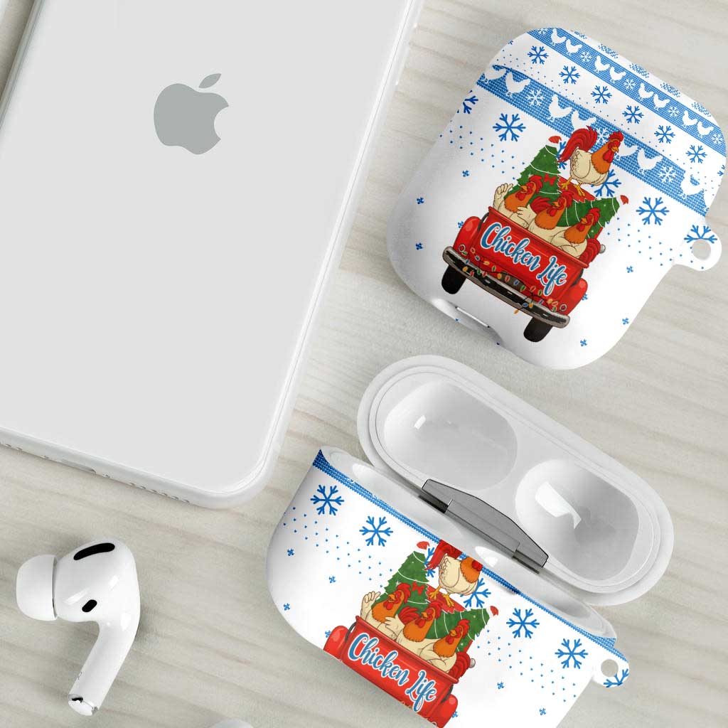 Chicken Life Christmas AirPods Case Xmas Holiday Patterns - Wonder Print Shop