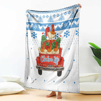 Chicken Life Christmas Blanket Xmas Holiday Patterns - Wonder Print Shop