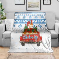 Chicken Life Christmas Blanket Xmas Holiday Patterns - Wonder Print Shop