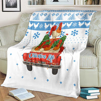 Chicken Life Christmas Blanket Xmas Holiday Patterns - Wonder Print Shop