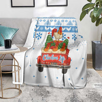 Chicken Life Christmas Blanket Xmas Holiday Patterns - Wonder Print Shop
