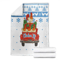 Chicken Life Christmas Blanket Xmas Holiday Patterns - Wonder Print Shop