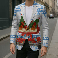 Chicken Life Christmas Blazer Xmas Holiday Patterns - Wonder Print Shop
