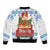 Chicken Life Christmas Bomber Jacket Xmas Holiday Patterns - Wonder Print Shop